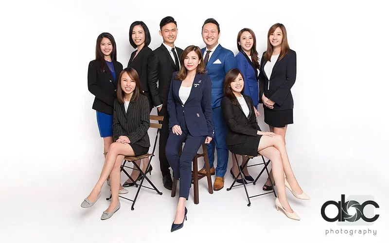 professional corporate group photo